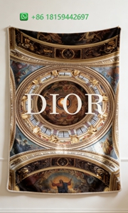 Dior Throw Blankets
